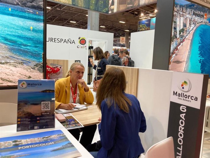 Stand de Mallorca en la feria IFTM de París.