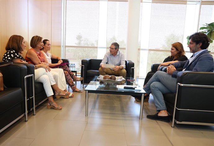 Reunión Diputación de Málaga y AFAB