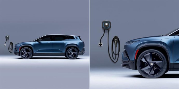 Archivo - Vehículo Fisker con cargador Wallbox