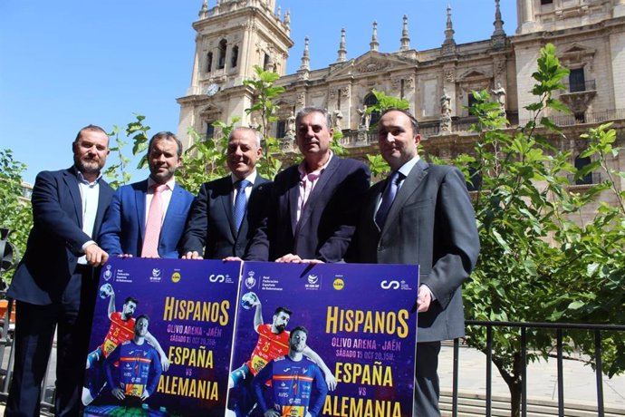 Presentado en Jaén el partido de los 'Hispanos' frente a Alemania de la EHF Euro Cup 2024