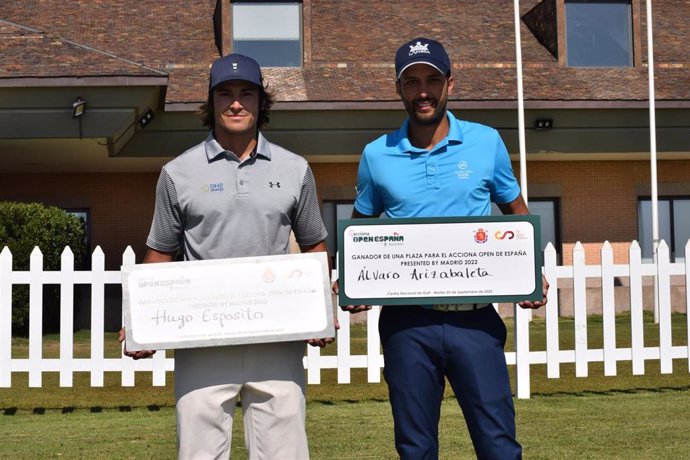 Hugo Espósito y Álvaro Arizabaleta se clasifican para el ACCIONA Open de España presented by Madrid