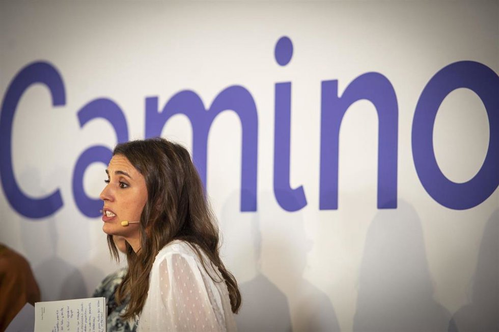La ministra de Igualdad, Irene Montero
