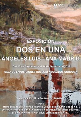 Cartel de la exposición 'Dos en Una'.