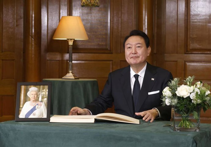 El presidente de Corea del Sur, Yoon Suk Yeol