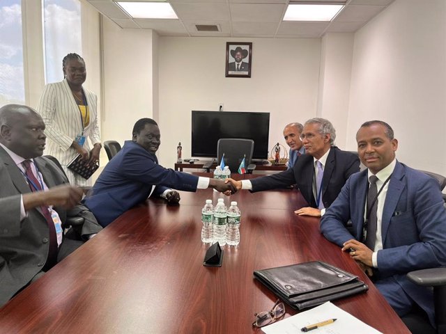 Firma entre la delegación de la RASD y Sudán del Sur sobre el restablecimiento de las relaciones diplomáticas