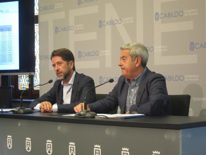 Archivo - Alonso y Abreu en rueda de prensa                     