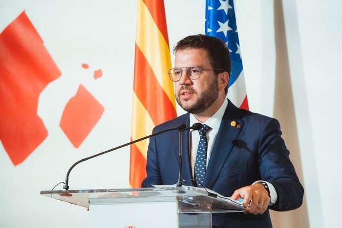 El president de la Generalitat, Pere Aragons
