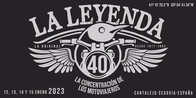 Imagen del cartel del 40 aniversario de La Leyenda Continúa.