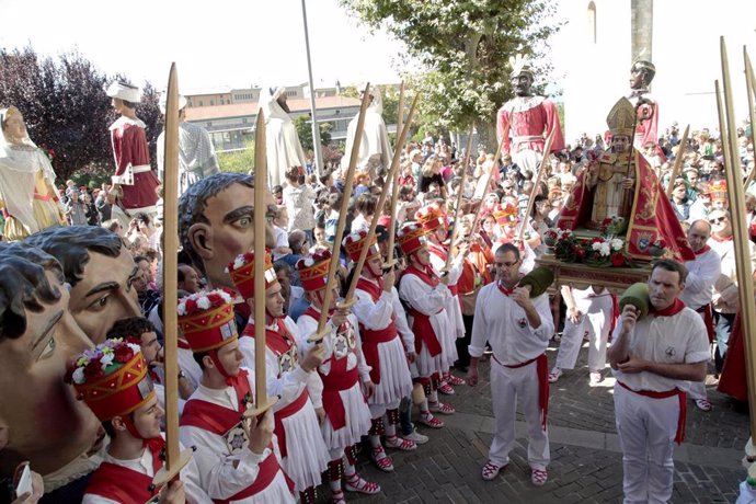 Archivo - Imagen de los actos programados por San Fermín de Aldapa