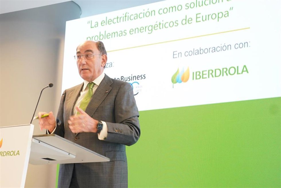 El presidente de Iberdrola, Ignacio S.Galán
