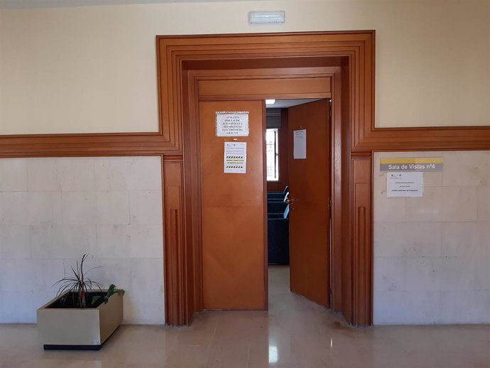 Archivo - Sala de Vistas de la Sección Tercera de la Audiencia Provincial de Cantabria, en el complejo judicial de Las Salesas, en Santander