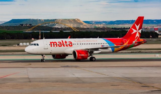 Archivo - Avión de Air Malta.