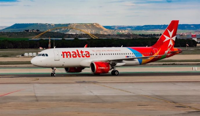 Archivo - Avión de Air Malta.