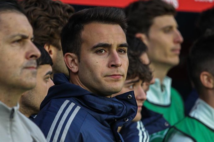 Archivo - Eric Garcia of Spain of Spain looks on during friendly football match played between Spain and Iceland at Riazor stadium on March 29, 2022, in La Coruna, Spain.