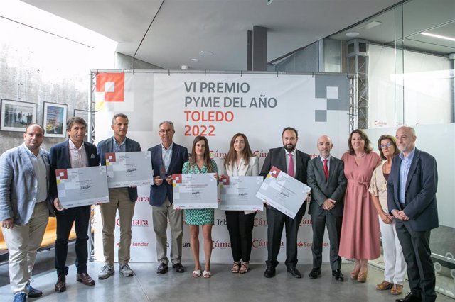 La consejera de Economía, Empresas y Empleo, Patricia Franco, asiste, a la entrega de premios ‘Pyme 2022’ de la Cámara de Comercio de Toledo.