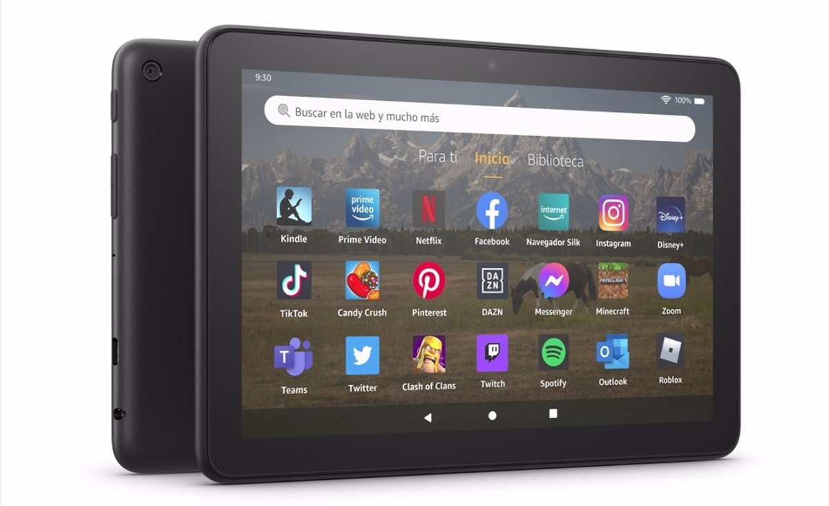 Amazon presents its new Fire HD 8 tablet, with 13 hours of autonomy and 30% faster