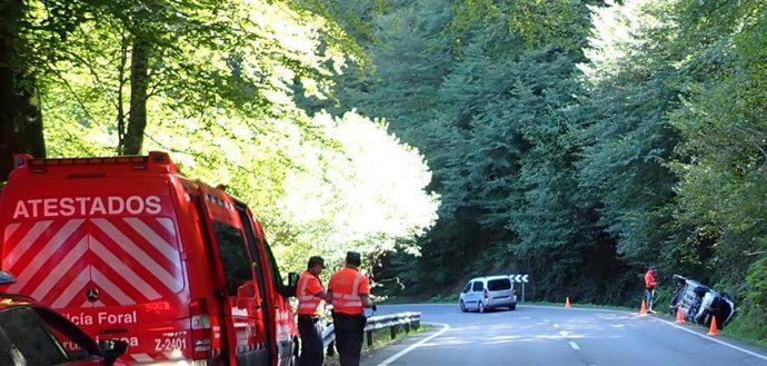 Imagen del accidente.