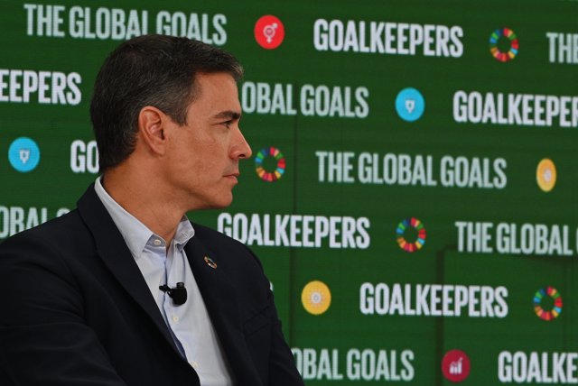 Sánchez interviene en el evento ‘Goalkeepers’ de la Fundación Bill y Melinda Gates