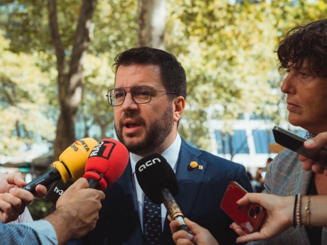 Imatge del president de la Generalitat, Pere Aragonès