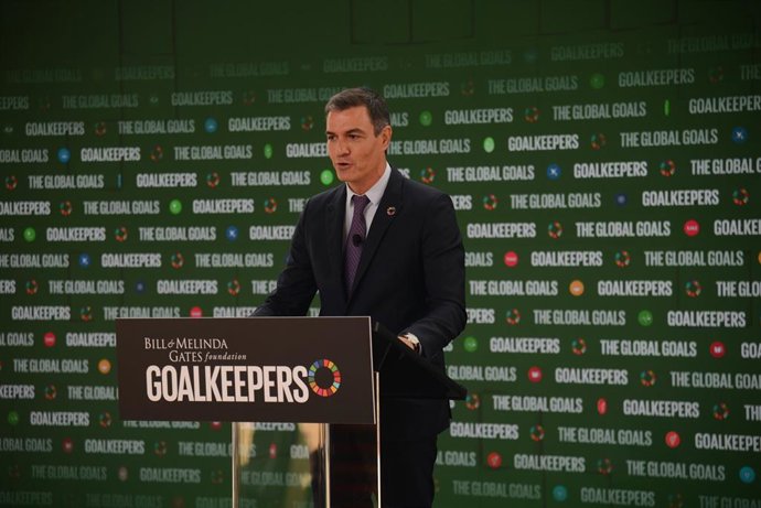 El presidente del Gobierno, Pedro Sánchez