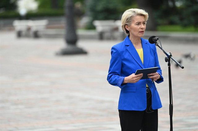 Archivo - La presidenta de la Comisión Europea, Ursula von der Leyen
