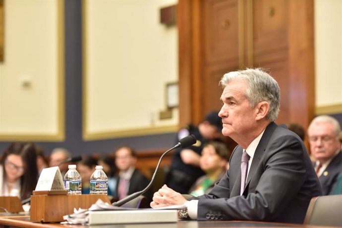 Archivo - El presidente de la Reserva Federal (Fed) de Estados Unidos, Jerome Powell, ha asegurado los recientes datos de inflación son alentadores, ya que se acercan al rango del 2% que persigue la institución que él lidera, pero que es demasiado pront