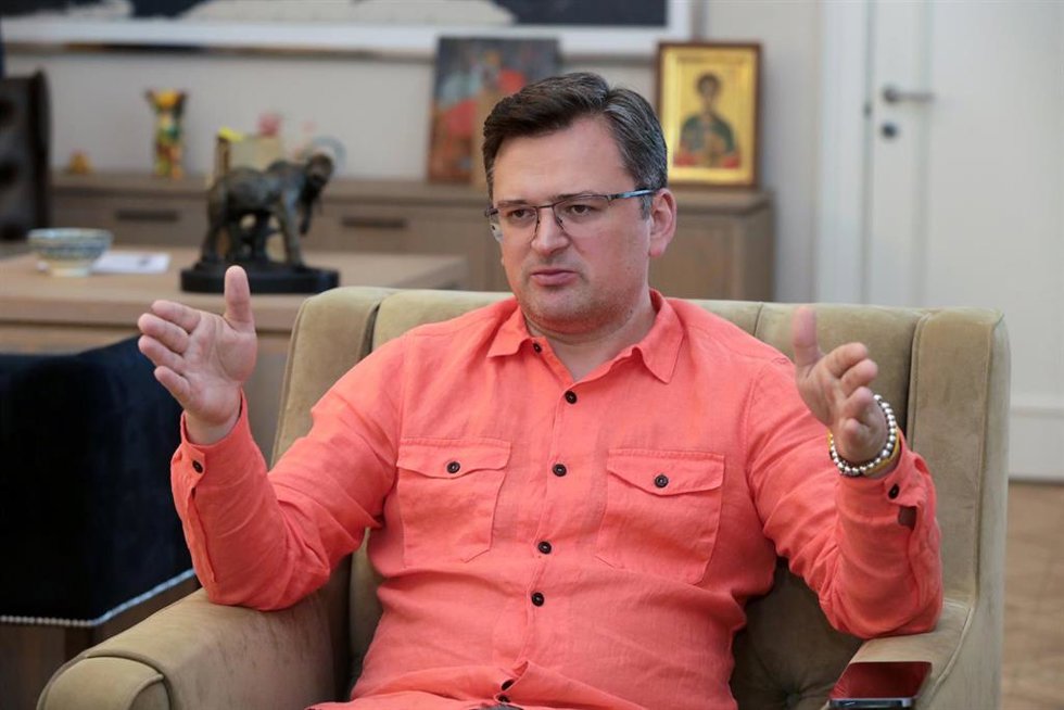Archivo - El ministro de Exteriores de Ucrania, Dimitro Kuleba