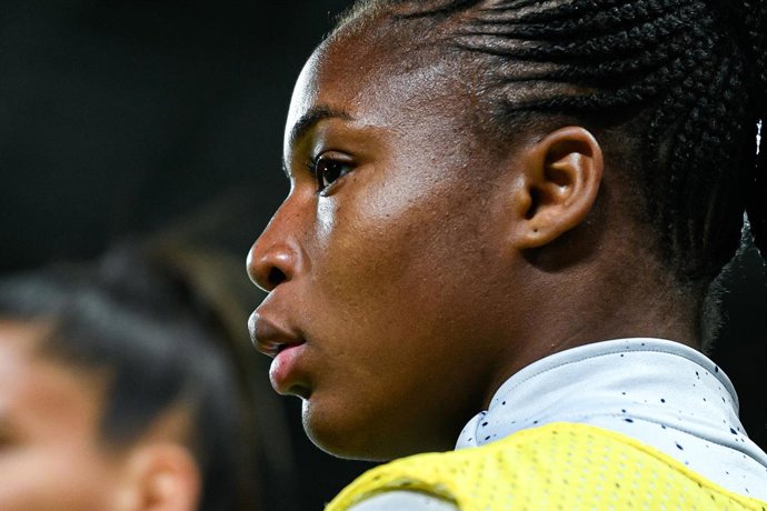 Archivo - Aminata Diallo of PSG during the Women's French championship, D1 Arkema football match between Paris Saint-Germain (PSG) and Olympique Lyonnais (Lyon, OL) on May 29, 2022 at Jean Bouin stadium in Paris, France - Photo Victor Joly / DPPI