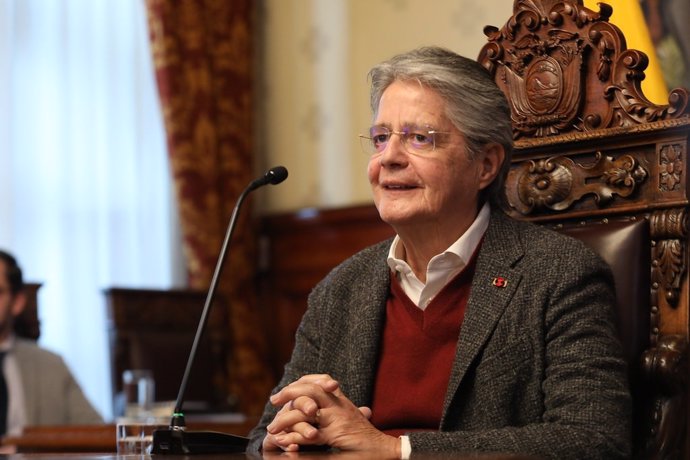 Archivo - El presidente de Ecuador, Guillermo Lasso.