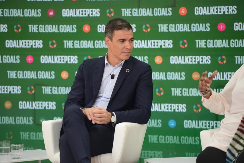 El presidente del Gobierno, Pedro Sánchez