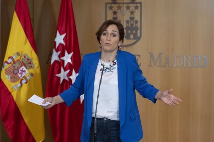Archivo - La portavoz del Grupo Parlamentario de Más Madrid, Mónica García