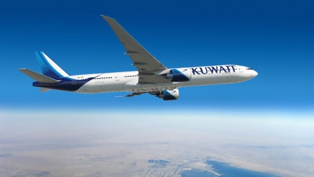 Archivo - Avión de Kuwait Airways