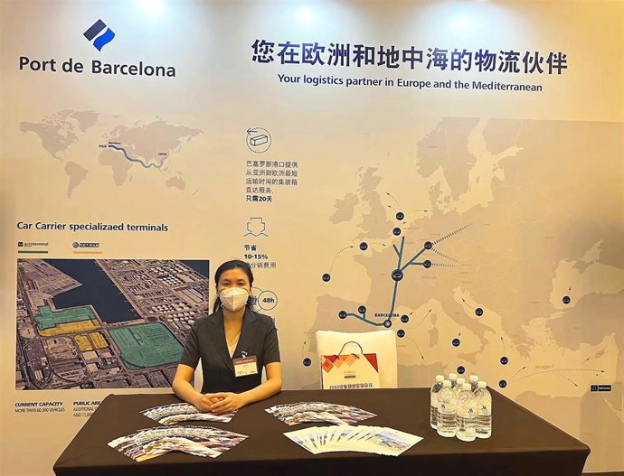 Stand del Puerto de Barcelona en la feria Automotive Logistics Global Conference de Shangai (China)