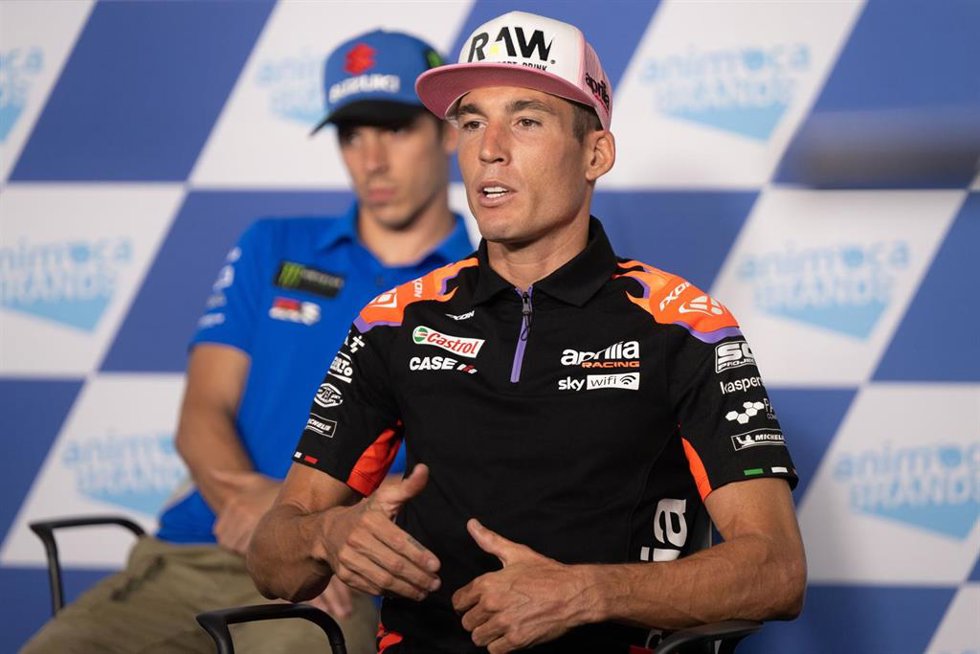 El piloto de MotoGP Aleix Espargaró (Aprilia).