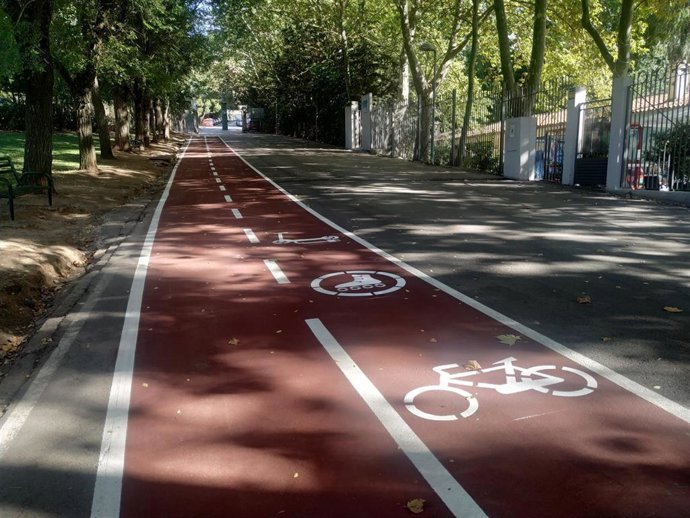 Archivo - Carril bici, imagen de archivo 