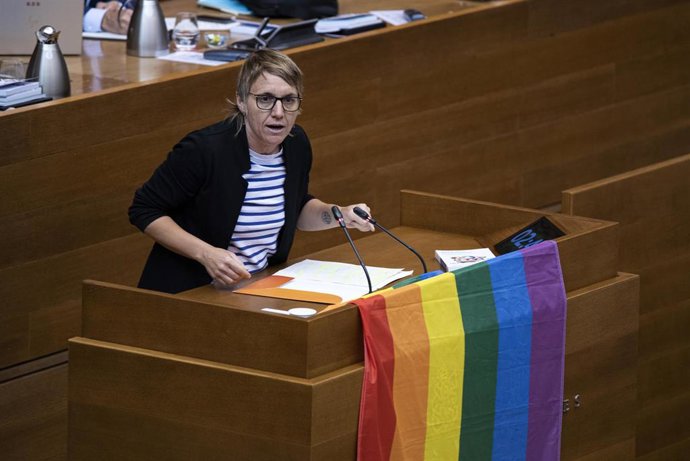 Archivo - La síndica de Compromís Papi Robles.