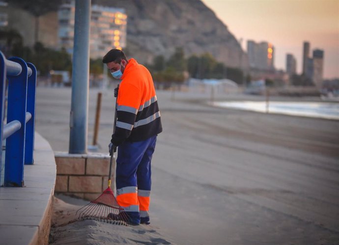 Archivo - Limpieza, ciudad de Alicante