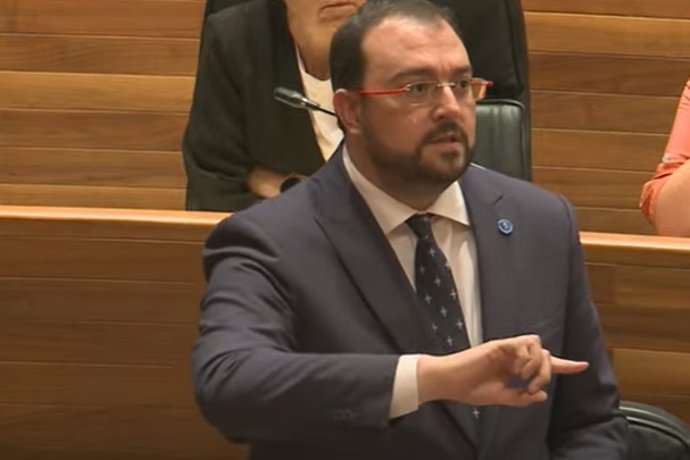 El presidente del Principado, Adrián Barbón