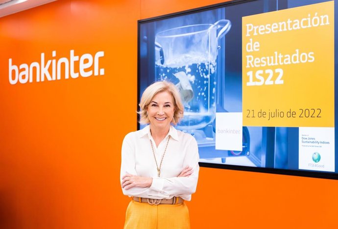 Archivo - La consejera delegada de Bankinter, María Dolores Dancausa, durante la presentación de resultados del banco correspondientes la primer semestre de 2022, a 21 de julio de 2022, en Madrid.