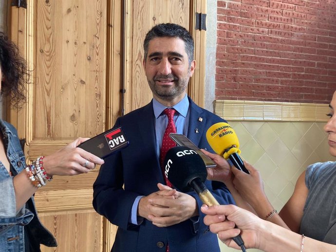 El vicepresident de la Generalitat i conseller de Territori i Polítiques Digitals, Jordi Puigneró