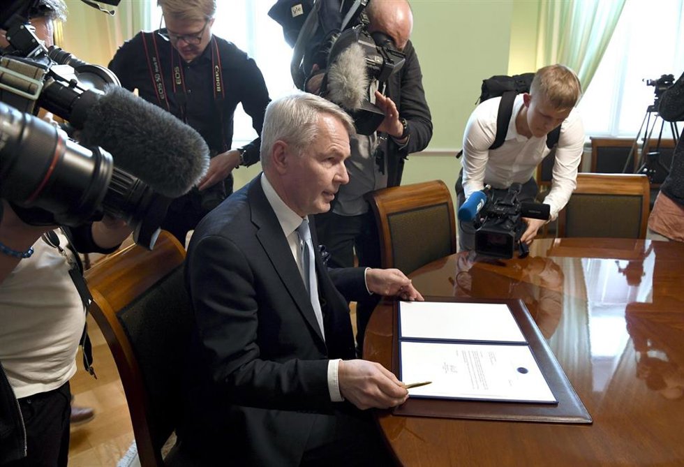 Archivo - El ministro de Asuntos Exteriores de Finlandia, Pekka Haavisto.