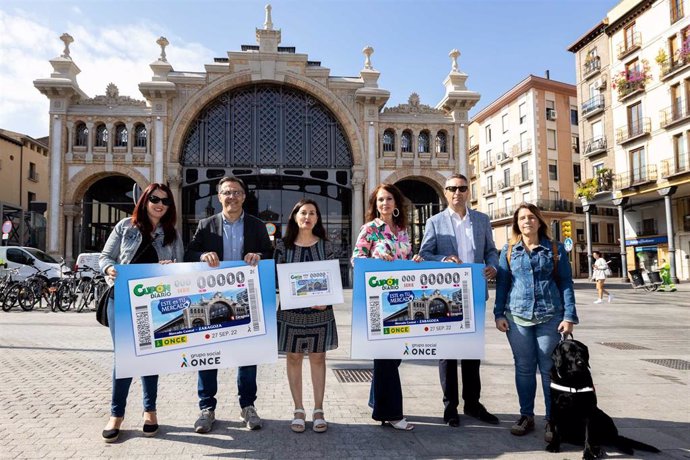 El Mercado Central de Zaragoza protagoniza el cupón de la ONCE del 27 de septiembre