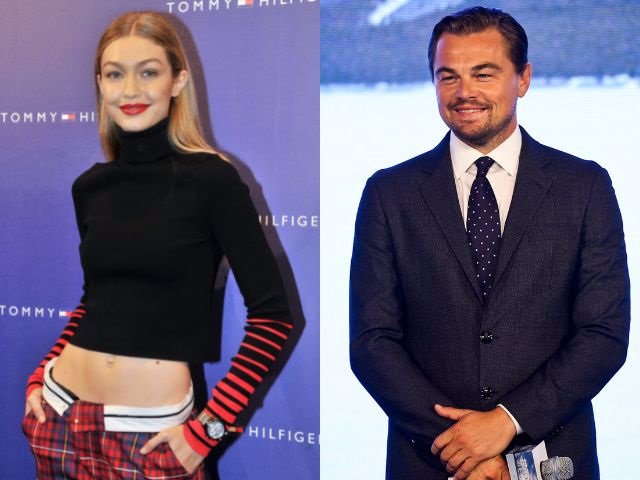 Gigi Hadid y Leonardo DiCaprio