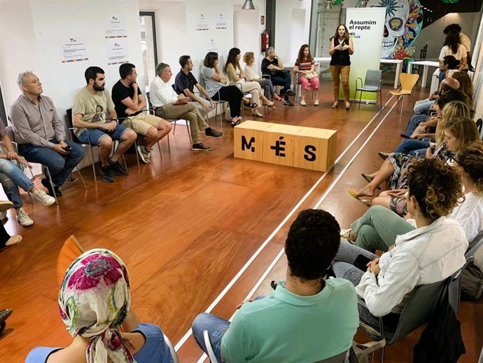 Alrededor de un centenar de personas participan en la elaboración del programa electoral de MÉS per Mallorca.