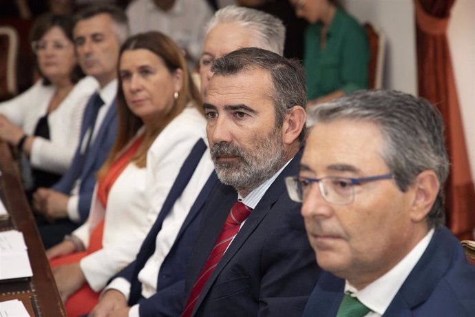 Javier Pizarro en la reunión de diputaciones por el PFEA.