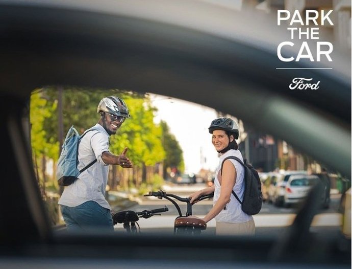 Imagen de la campaña 'Park the car' de Ford