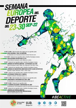 Cartel de la Semana Europea del Deporte.