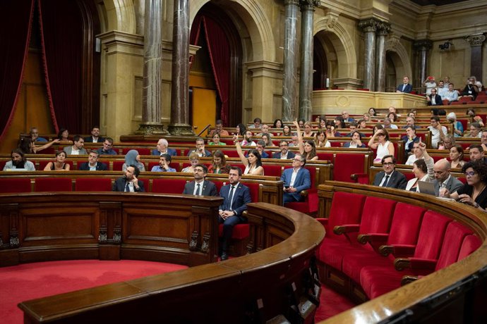 Archivo - Ple del Parlament