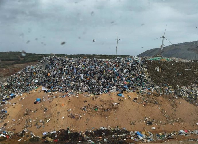 Vertedero de Es Mil, en Menorca.