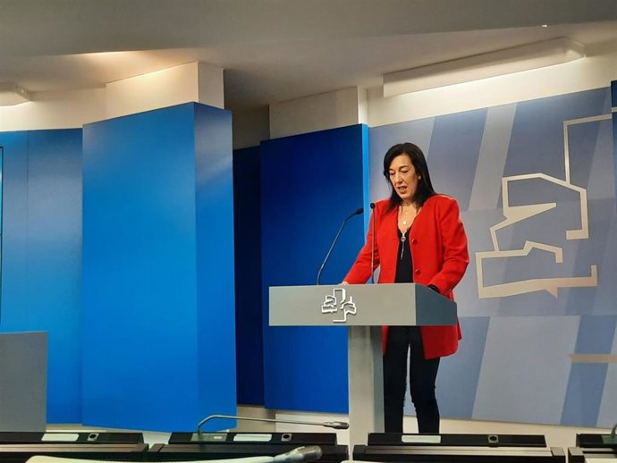 La parlamentaria de Vox en la Cámara vasca, Amaia Martínez